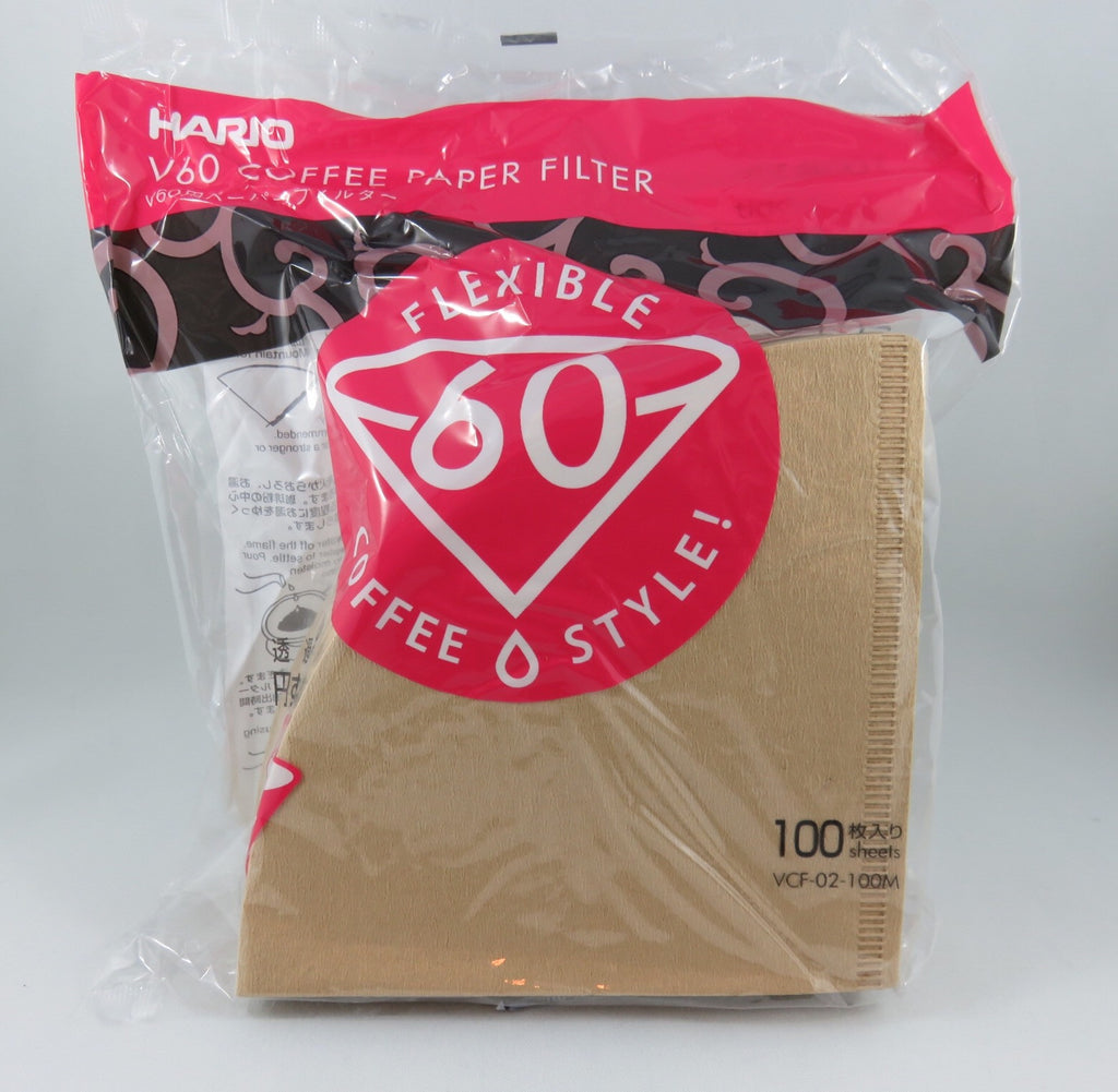 Hario V60-02 Unbleached Paper Filters (100 pack)